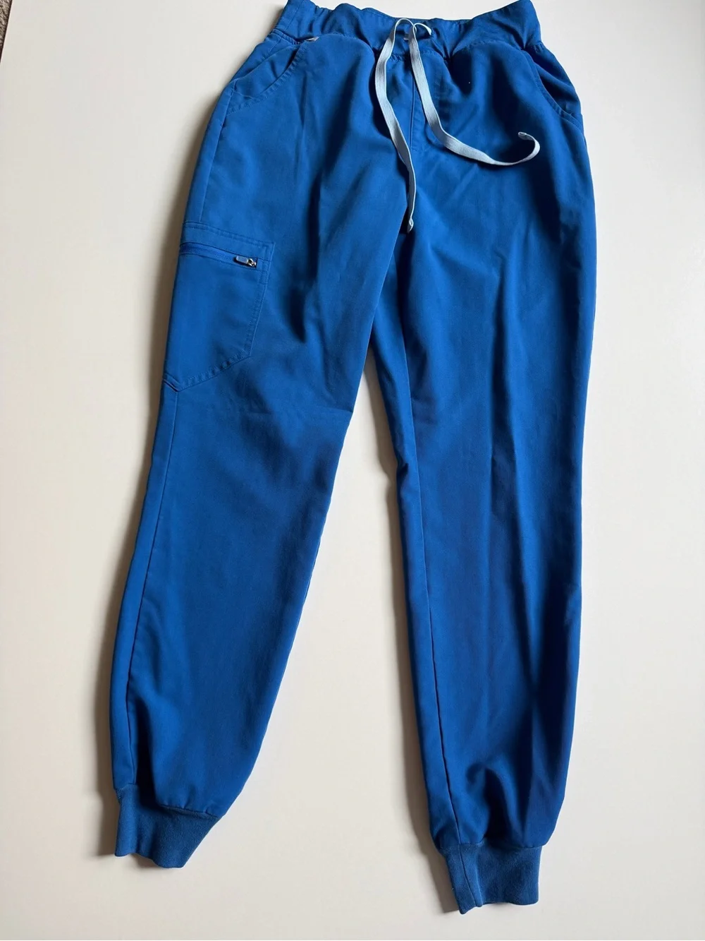 Figs Womens Royal Blue Zamora Jogger Scrub Pants- Small